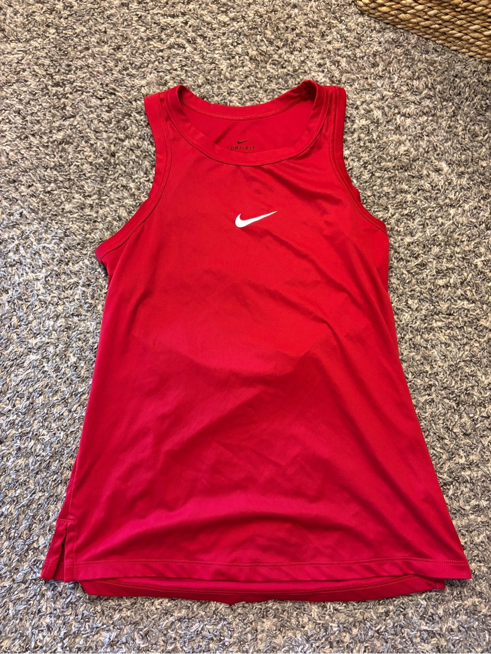 Nike Red Dri-FIT Performance Tank Top